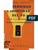 giddens - modernidad e identidad del yo - el yo y la sociedad en la epoca contemporanea.pdf