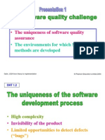 The Uniqueness of Software Quality: Assurance