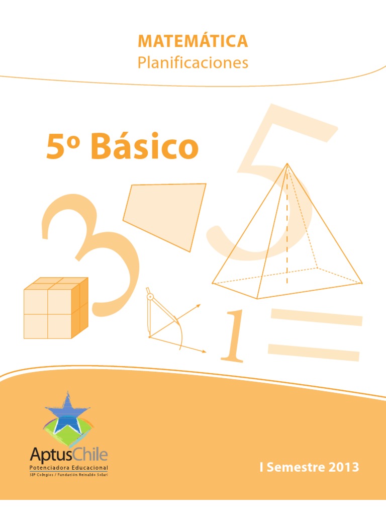 Planificación Matemáticas 5º Básico | PDF | Libra esterlina | Números