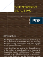 Employee Provident Fund Act 1952