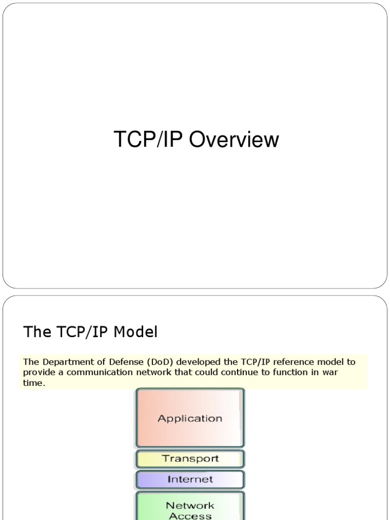 TCP Ip | PDF | Transmission Control Protocol | Internet Protocols