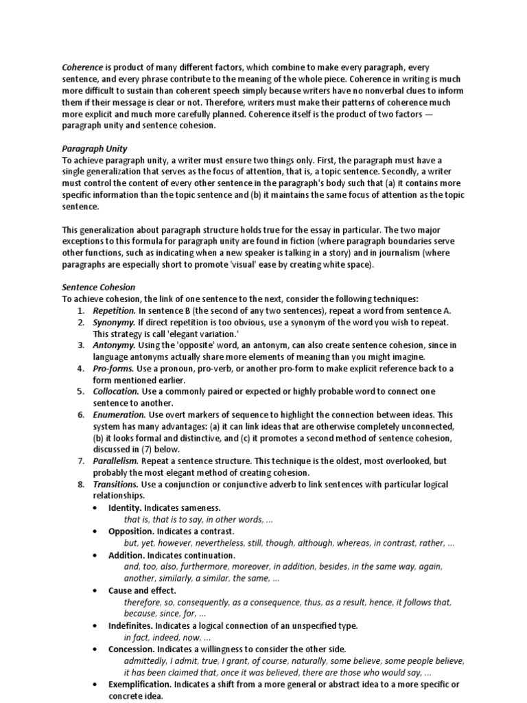 Paragraph coherence image