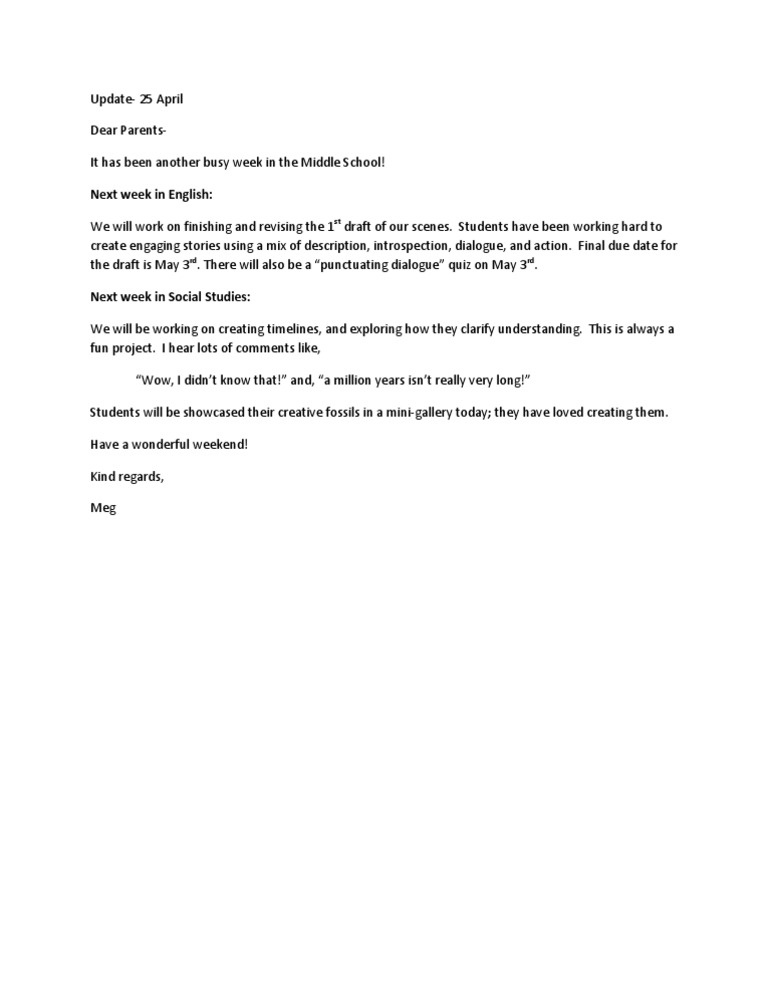 Next week in english pdf