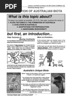 Download KISS Notes Evolution of Australian Biota by JenniferBackhus SN138063282 doc pdf