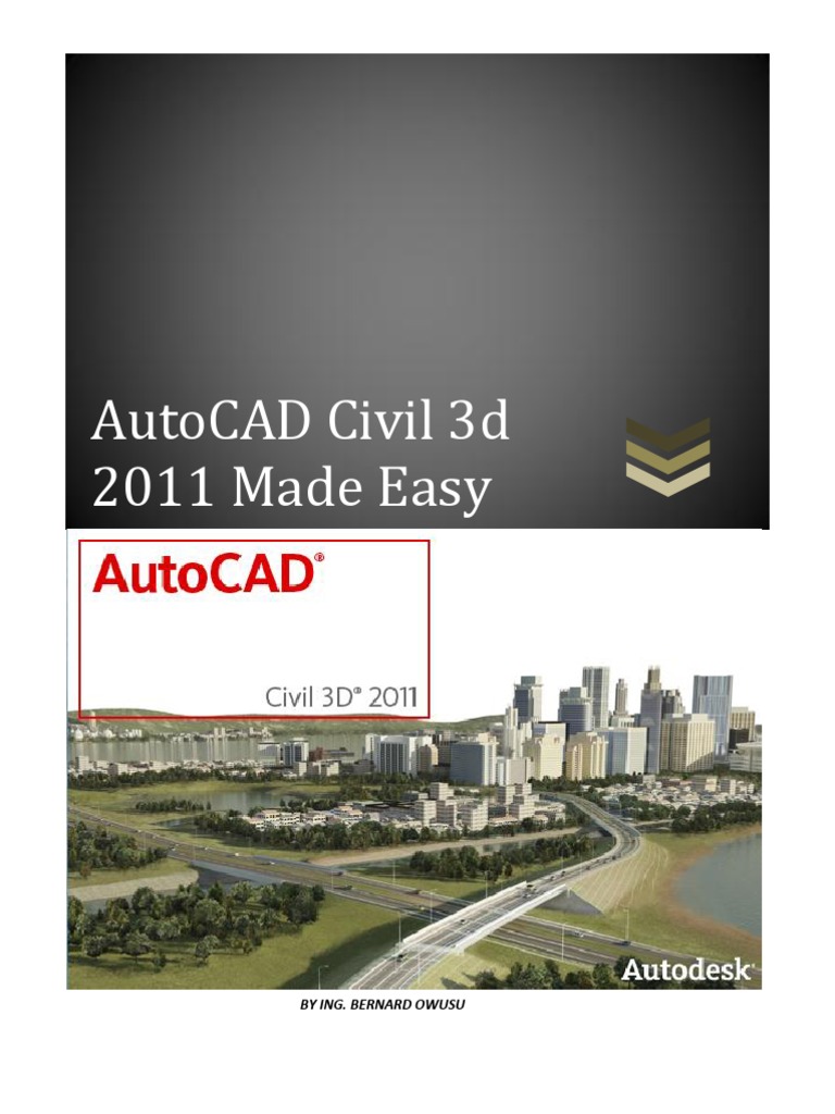 AutoCAD Civil 3D 2011 Guide | PDF | Auto Cad | Surveying