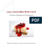 Easy Cheesecakes From A To Z