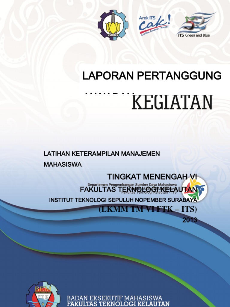 Contoh Laporan Pertanggung Jawaban