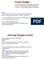 Imageid, Imageurl, Imagedes: Dbcreation - PHP //connect To The Server Using The Correct Username and Password