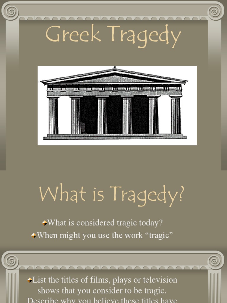 What Is Tragedy Tragedy Greek Tragedy Free 30 day Trial Scribd