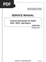 Service Manual Common Rail System Isuzu 4HK1 6HK1