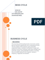 Business Cycle: Presented by Chandan Jagtap Ajit Mangarulakr Sachin Methree