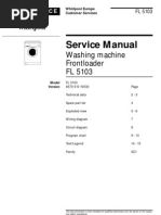 Service Manual For Whirlpool FL 5103