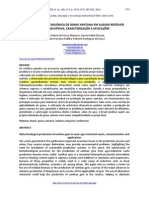 Produção Biotecnológica de Goma Xantana em Alguns Resíduos