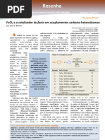 FeCl3 e o Catalisador de Facto Em Acoplamentos Carbono-heteroatomos.