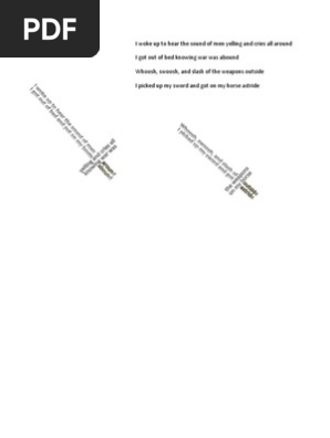 Sword Concrete Poem