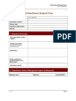 Data Extract Request Form