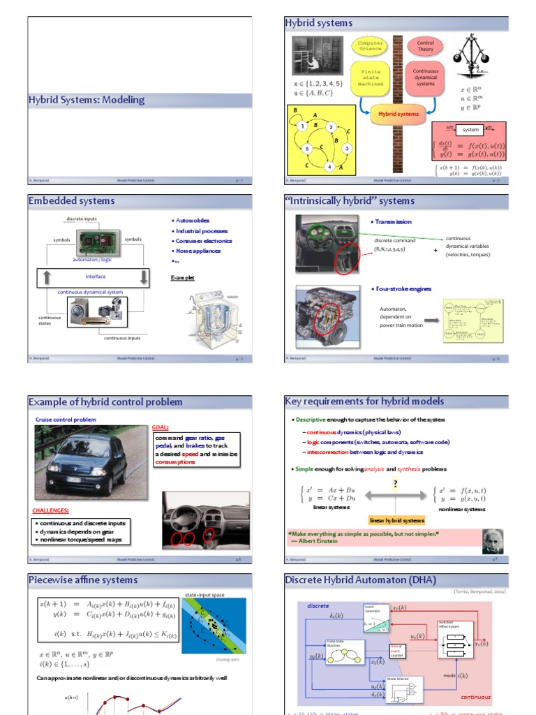 Hybrid Control Systems Overview | PDF