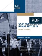 Gaza Five Years On: Hamas Settles in