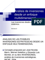 Análisis Inversiones Multidimensional