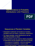 Approximations To Probability Distributions: Limit Theorems