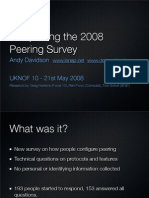 # Peering Survey
