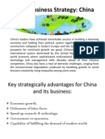 Global Business Strategy: China