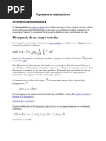 Operador Nabla y sus Propiedades | PDF | Divergencia | Degradado