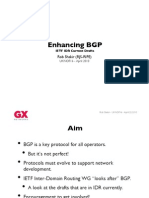 Enhancing BGP: Rob Shakir (RJS-RIPE)
