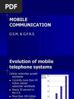 Mobile Communication: G.S.M. & G.P.R.S