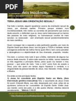 Teria Jesus Uma Orientação Sexual?!