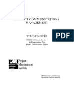 PMP Exam Preparation Study Guide - Project Communication Management