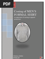 Download costing of mens formal shirt by Haqiqat Ali SN138136203 doc pdf