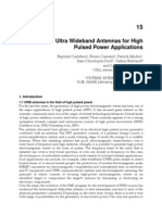 InTech-Ultra Wideband Antennas For High Pulsed Power Applications