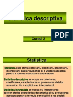 Curs 2 - Statistica Descriptiva