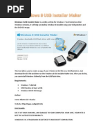 Windows 8 USB Installer Maker