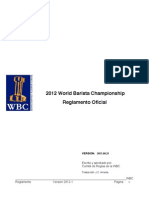 WBC-2012 Reglamento Oficial Baristas
