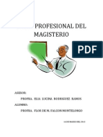 Etica Profesional Del Magisterio