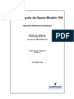 GC Manual - Cromatografo de Gases Modelo 700