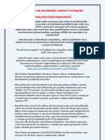 Sobre esses tal movimento contra a corrupção