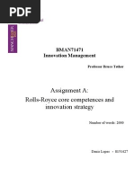 Download Rolls-Royce Core Competencies and Innovation Strategy Analysis by dlopes777 SN138184528 doc pdf