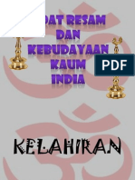 Adat Resam Dan Kebudayaan Kaum India