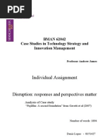 Disruptive Technology Case Study - Fujifilm vs. KodaK