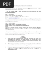 Surat Perjanjian Kerjasama Pengelolaan Unit Dump Truck
