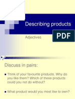 Describing Products