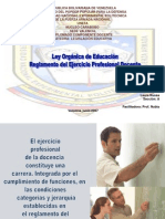 130820 LOE y Reglamento Del Ejercicio Profesional Docente