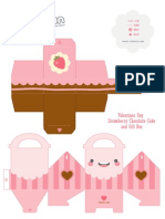 Valentines Cake Cake Box by Milkbun