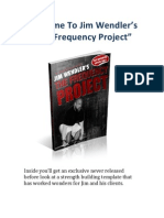 Jim Wendler's Frequency Project