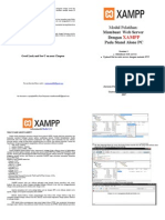 Membuat Datbase, Webserver Dengan Xampp