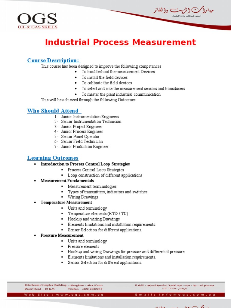 1Industrial Process Measurement PDF