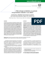 Corticotomía Microcirugía Ortodóntica en Paciente